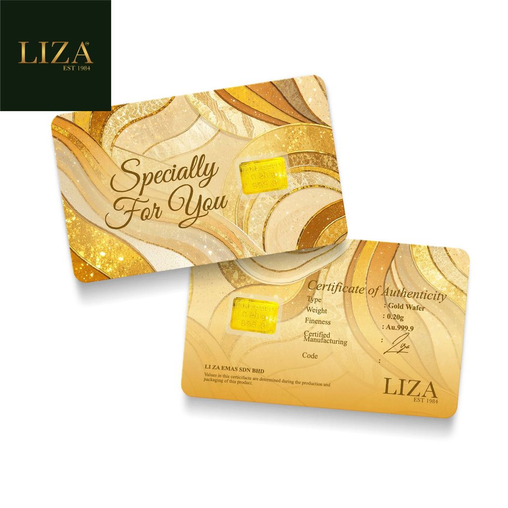 LIZA 0.20g 999.9 Gold Bar (Specially for you)