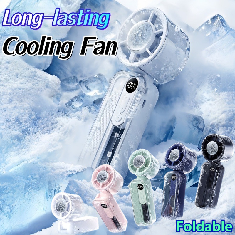 100-speed Semiconductor Cooling Fan kipas mini bateri tahan lama Handheld Mini Fan USB Rechargeable Kipas portable