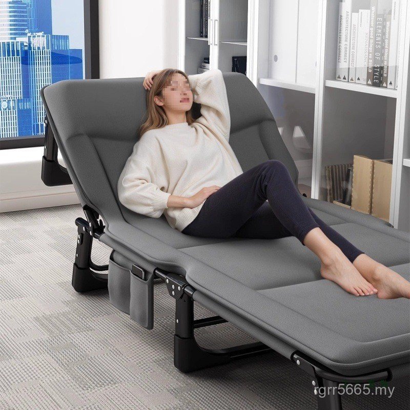 Portable Hospital Nap Accompanying Care Simple Office Marching Bed Single Bed Lunch Break Folding Bed Recliner Adult RBZK
