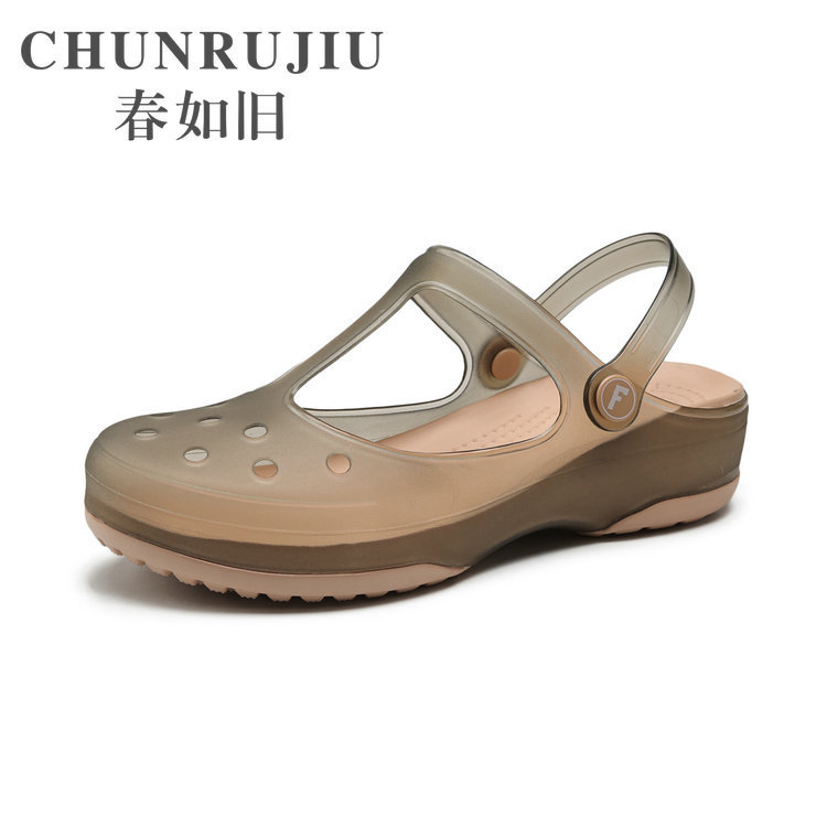 Ladies Mary Janes - EVA Sole Anti-Slip Slippers, Eco-Friendly & Odorless Jelly
