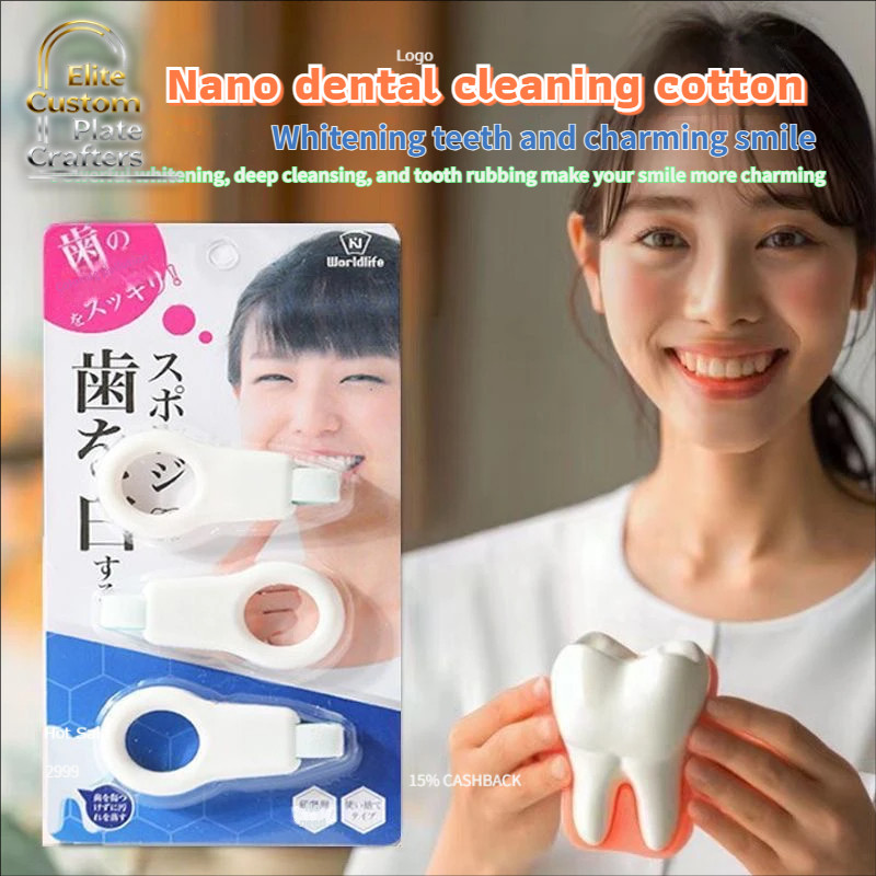 🔥Clearance Sale🔥Nano Sponge Teeth Cleaning Wipe Physical Teeth Remove Teeth Stains Plaque Discoloration for Family Daily