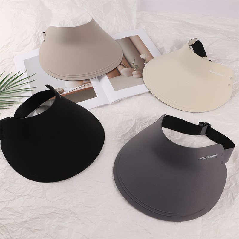 Traceless Integrated Sunscreen Hat Summer UV Protection Sun Hat Big Brim Outdoor Sports Empty Top Sun Hat