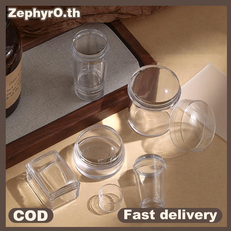 null Silicone Transparent Nail Art Stamping Kit French For Manicure Plate Stamp Polish Stencil Template Seal Stamper Scraper null