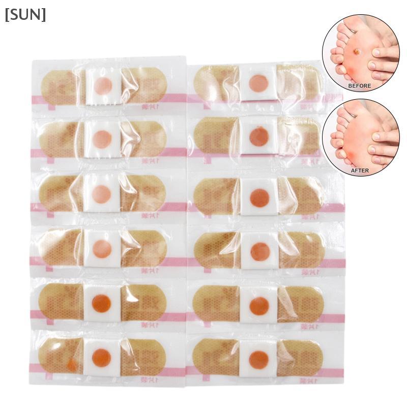 [SUN] 10/20/30/50Pcs Mesh Round Corn Remover Pads Foot Corn-Callus Plaster With Hole Corn Cushions Patches Shoe Foot Care Products null