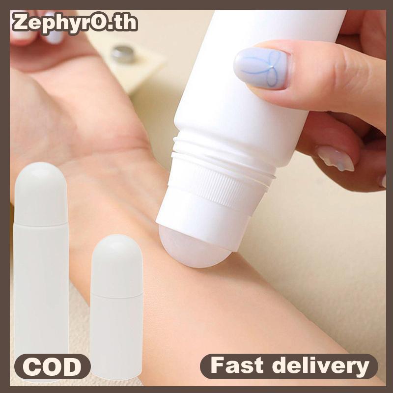 null 50/100ML White Plastic Roller Ball  Sub-bottling Mist Container Travel Refillable Bottle DIY Deodorant Accessories null