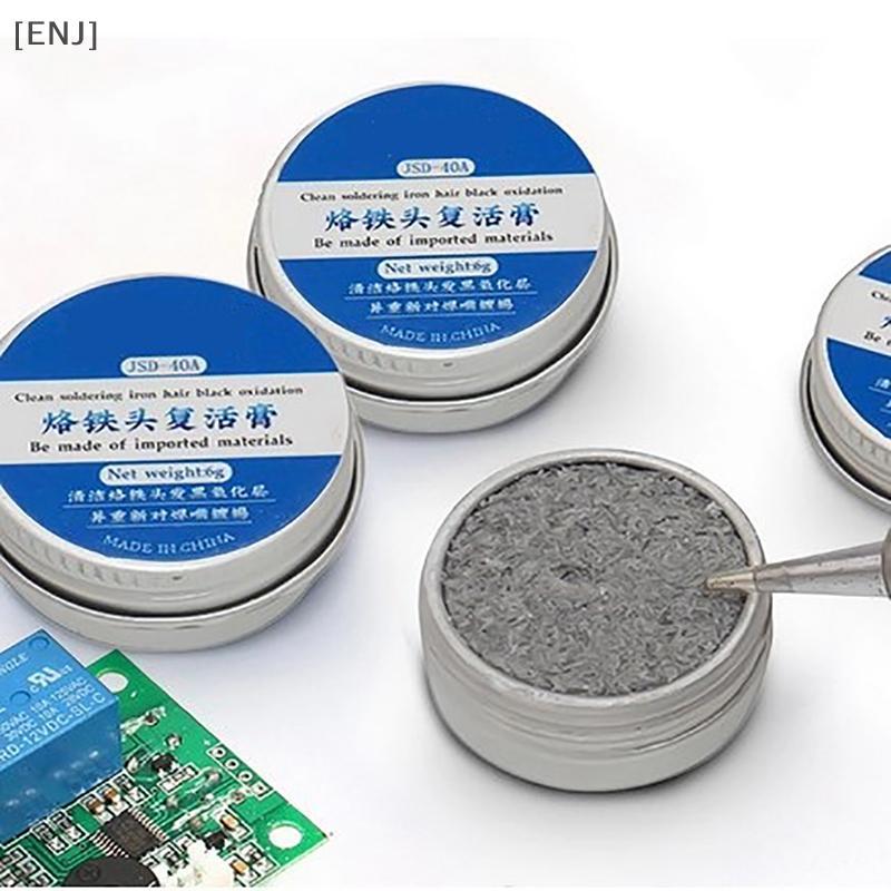[ENJ] Soldering Iron Tip Tinner Activator Tip Cleaner Remover Lead Free 6g null