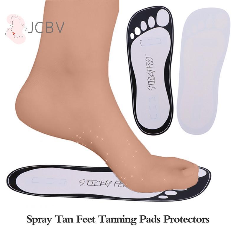 [JCBV] 10Pairs Disposable Women Tanning Slippers Tanning Stiy Feet  Tan Foot Pads Protectors Stiers For Body Accessor Slipper COD