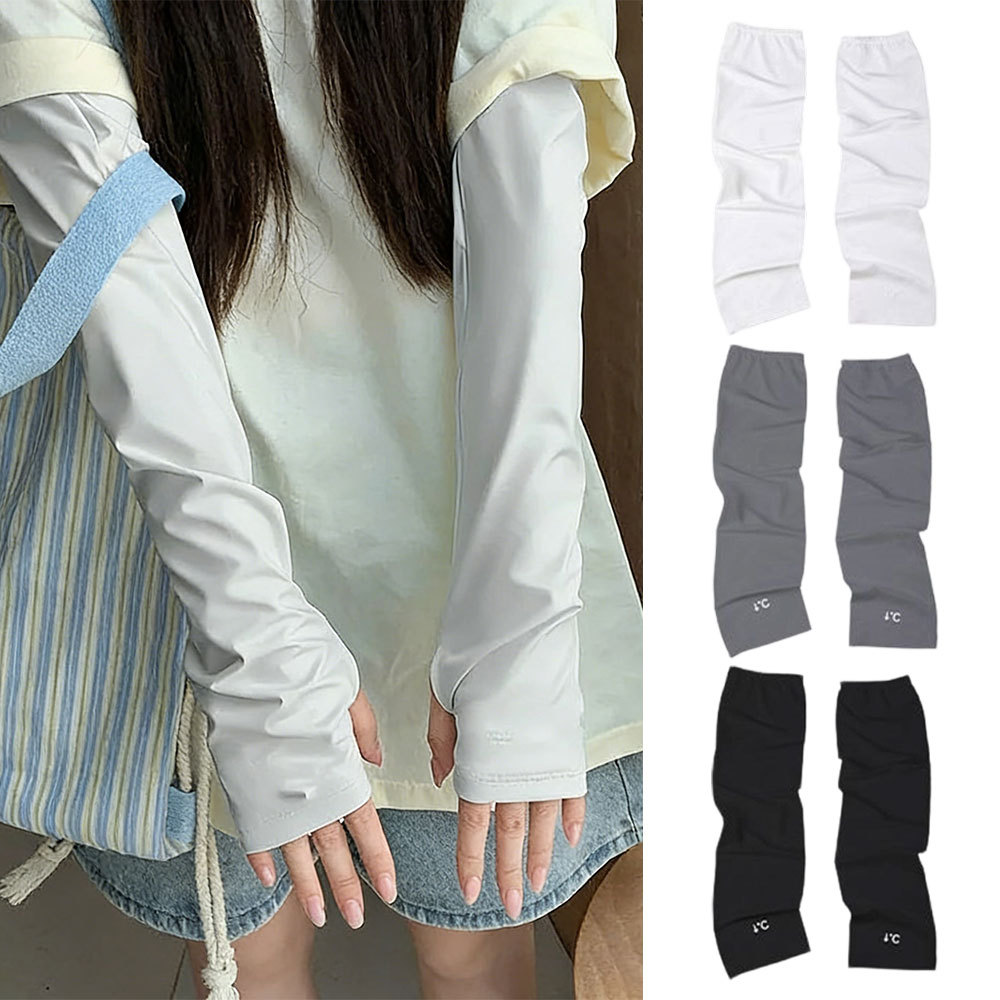 Quick Dry Breathable Sunscreen Sleeves Summer Arm Cycling Cover Running Sports Wear Long Sleeve