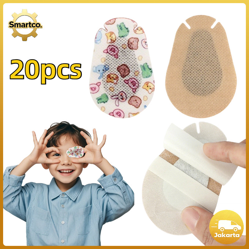 MATA 20PCS Eyes Patch Children's Lazy Eye Patch Orthotic Eye Patch Children's Eye Therapy Orthotic Eye Patch Lazy Eyes Patch Amblyopia Eye Patch