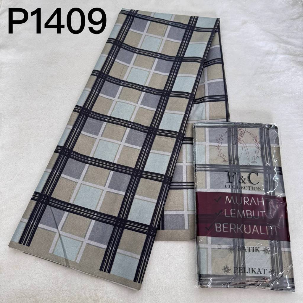 PELIKAT KAIN BATIK / KAIN BATIK BORNEO SARAWAK / KAIN BATIK HALUS SUTERA / KAIN SARUNG BATIK /