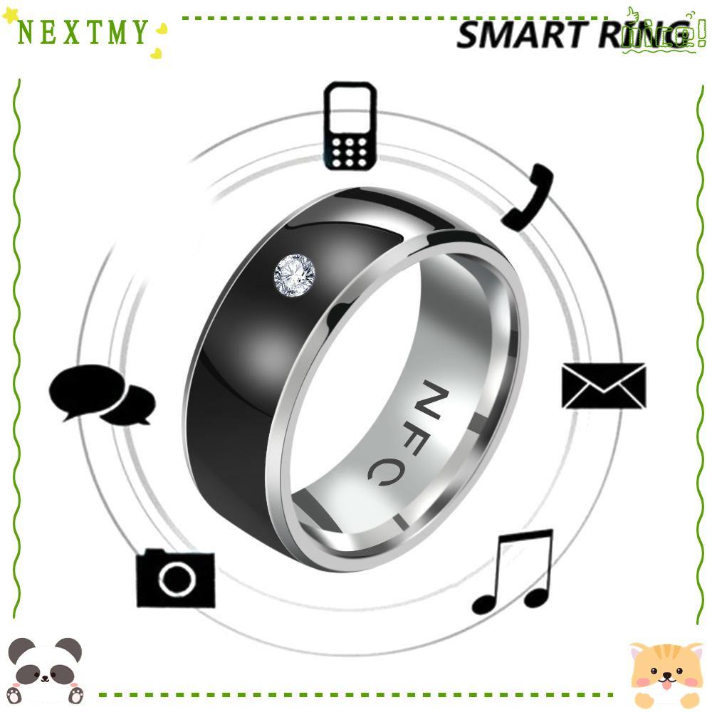 NEXTSHOP Fashion NFC Finger Ring Multifunctional Smart Wearable Connect NEW Waterproof Android Phone Equipment Technology Intelligent/Multicolor