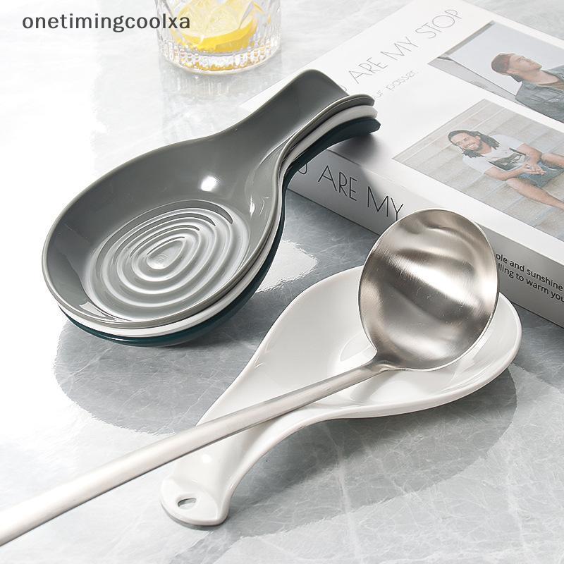 null Spoon Rest Large Plastic Spoon Holder Heat-Resistant Cooking Spoon Rest Coffee Holder Dishwasher Safe Rest null