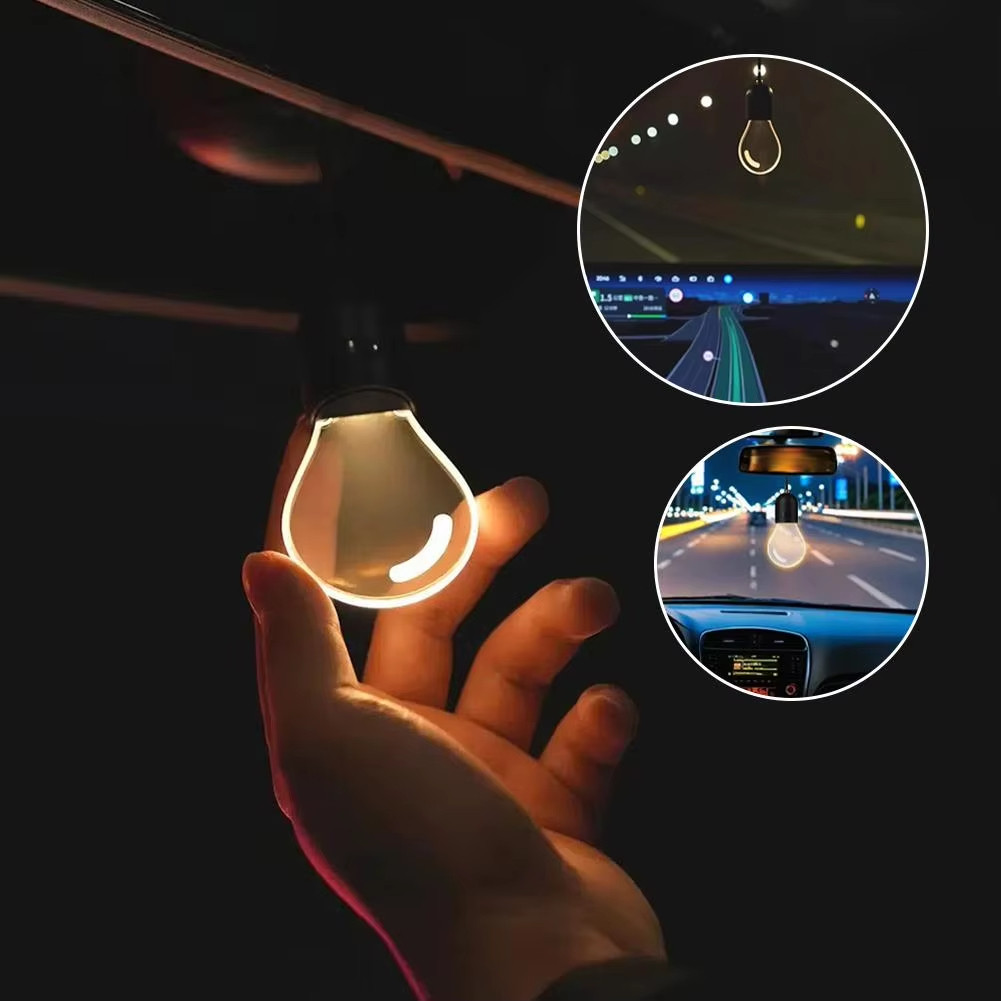 New Soft Warm Light Car Interior Bulbs Ambient Atmosphere Lamp Safety Decoration Mood Lighting Easy Install Car Accessories