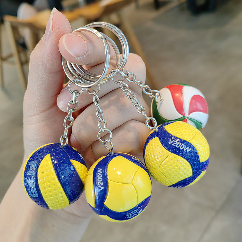 New Volleyball Keychain Backpack Pendant Chinese Volleybal Mini Souvenir Competition Prize