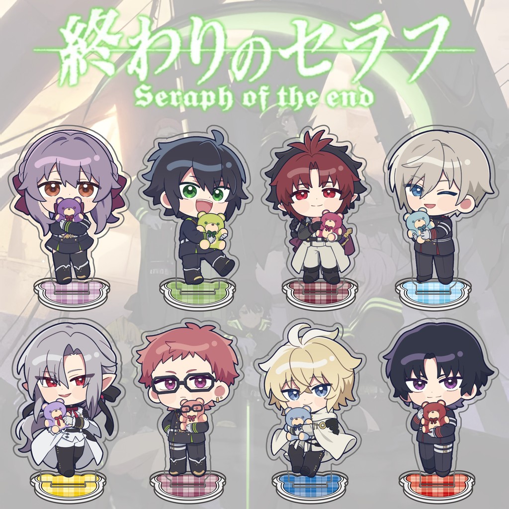 Seraph of the End Owari no Seraph Mikaela Hyakuya Anime Acrylic Standee 10CM Desktop Display Figurine Collectible