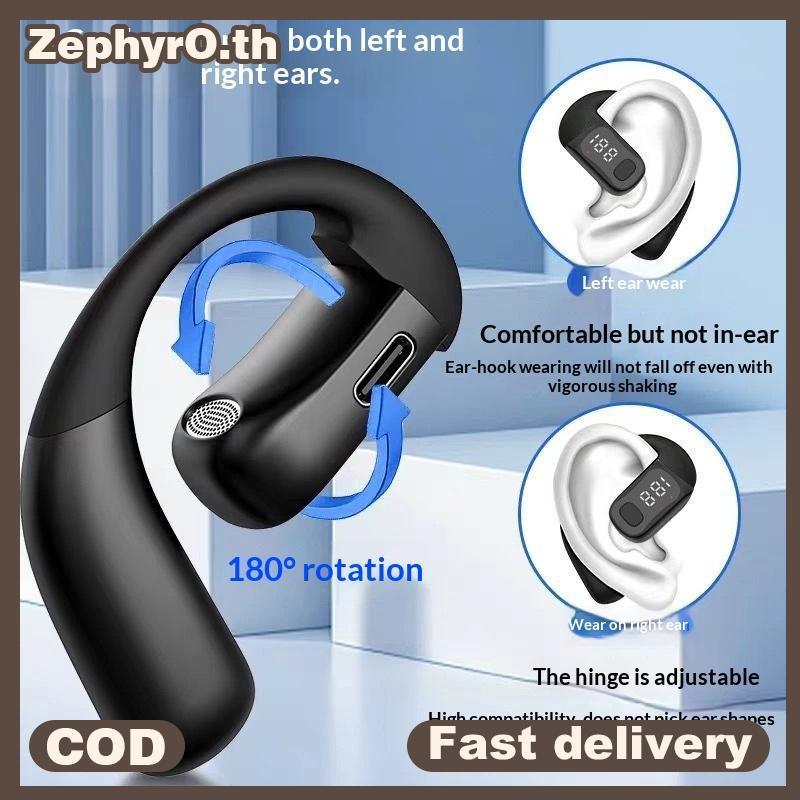 null Wireless  Headphone Ear Hook Earphone Waterproof HD Calling Mic HiFi Stereo Surround Sound Noise Reduction Headse null
