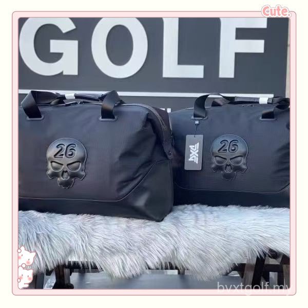 🔥Golf Clothing Bag🔥Skull Portable Fashionable Men Women Lightweight Wear-Resistant Waterproof
