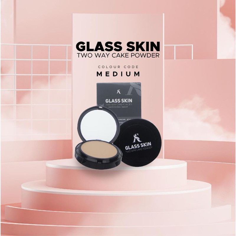 Dherbs Compact Powder Glass Skin Two Way Cake