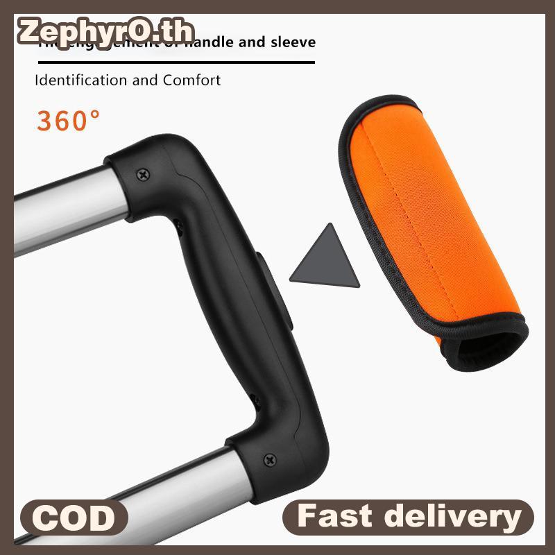 null Comfortable Neoprene Luggage Handle Wrap Grip New Luggage Suitcase Bag Handle Identifier Stroller Grip Protective Cover Bag Part null
