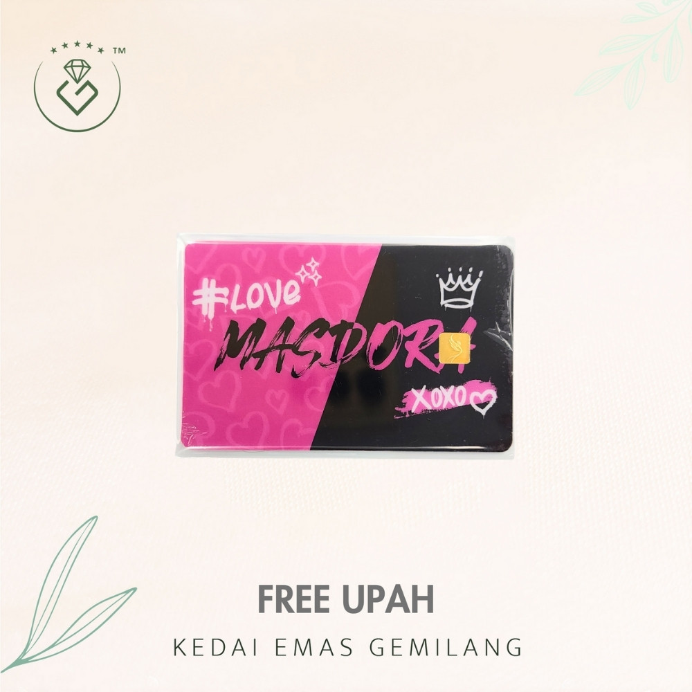 [Kedai Emas Gemilang] 8001304 Masdora 0.25G (Mbpa0912) Gold Bar (0.8Cm) (0.25G) [999&hellip;