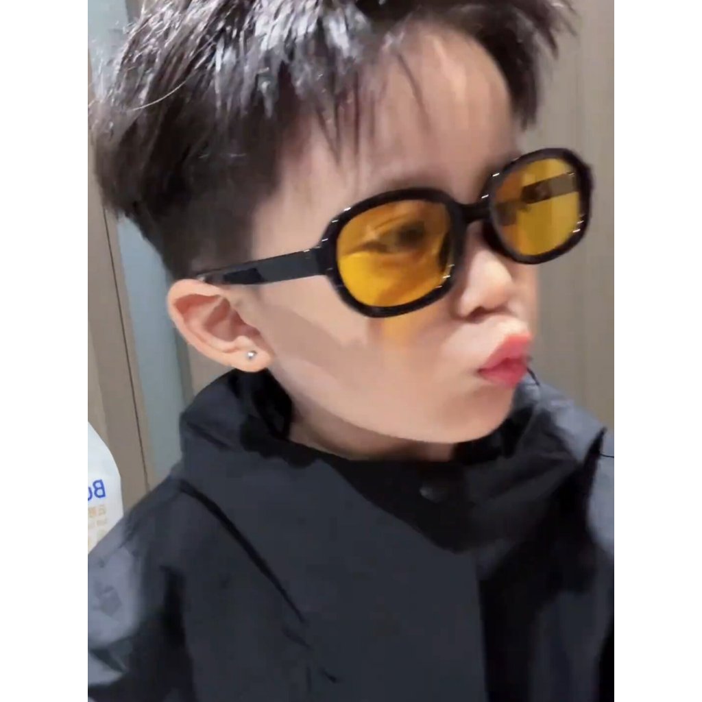 New Sunglasses Children Boys Boys Girls Anti-Ultraviolet Does Not Hurt Eyes Sunscreen Sunglasses Baby Sunglasses Hands