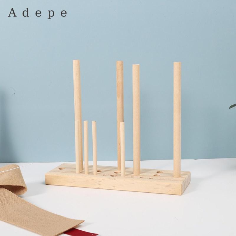 [Adepe] Maker Adjustable Wooden Ribbon Maker Wreath Maker Making Tool for DIY Holiday Wreath Party Decorations Hair Bows