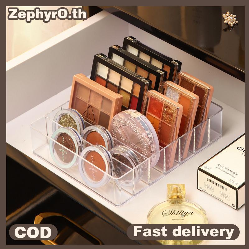 null 7 Grid Storage Box Clear Plastic Makeup Cosmetic Stand Holder Lipsti Organizer null