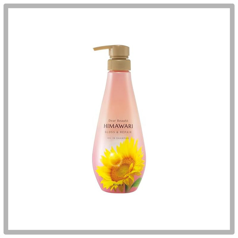 Rich & Repair Oil-In Shampoo and Conditioner Set with Refill - Sunflower Non-Silicone Amino Acid Hair Care for Frizz and Humidity