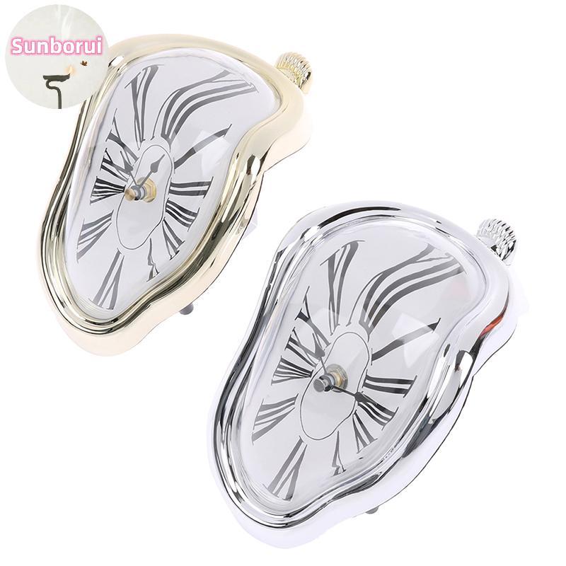 sunborui Distorted Wall Clos Surrealist Salvador Dali Style Wall Watch Decoration VN