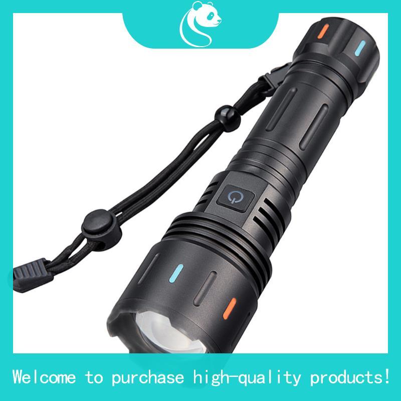 [LUMY] LEP Flashlight with Fluorescent Strong Lighting Outdoor Adventure USB-C Charage