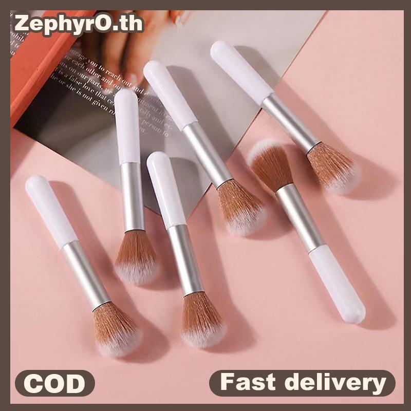 null 1Pcs Round Handle Multifunctional Makeup Brushes Girl  Professional Powder Foundation Blush Brush Cosmetic Accessories null