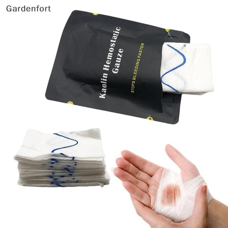 null Hemostatic Kaolin Gauze Combat Emergency Trauma Z-Fold Soluble For Ifak   First Aid Kit Medical Wound Dressing null