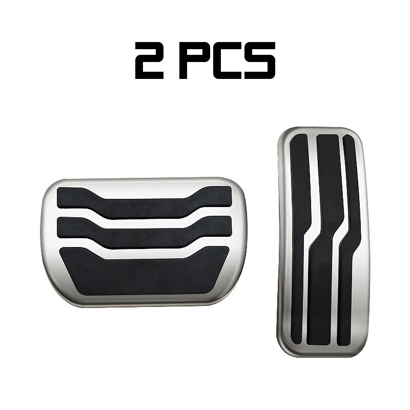 2x Car Gas Fuel Accelerator Brake Foot Pedal Pad Cover For Ford Explorer 2017 2018 2019 Padels AT Protector Auto Accessories
