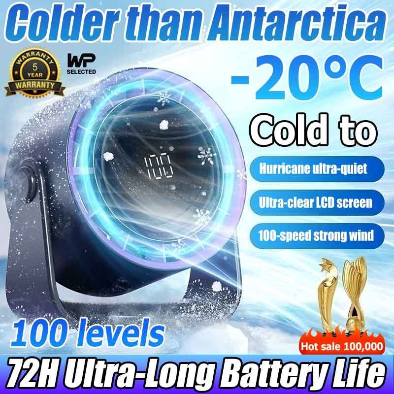 [WP]2026 New Upgrade AI Table Fan 60000mAh Air Circulation Fan Cooling fan Desk fan Desktop Fan ice fan kipas meja