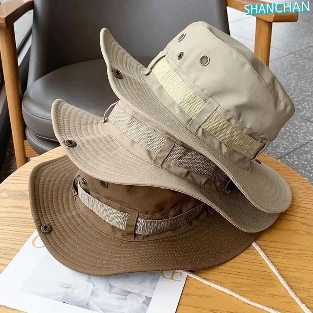 SHANC Bucket Hat, Anti-UV Breathable Fishing Cap, Portable Foldable Wide Brim Quick-drying Sunscreen Hat Men Women