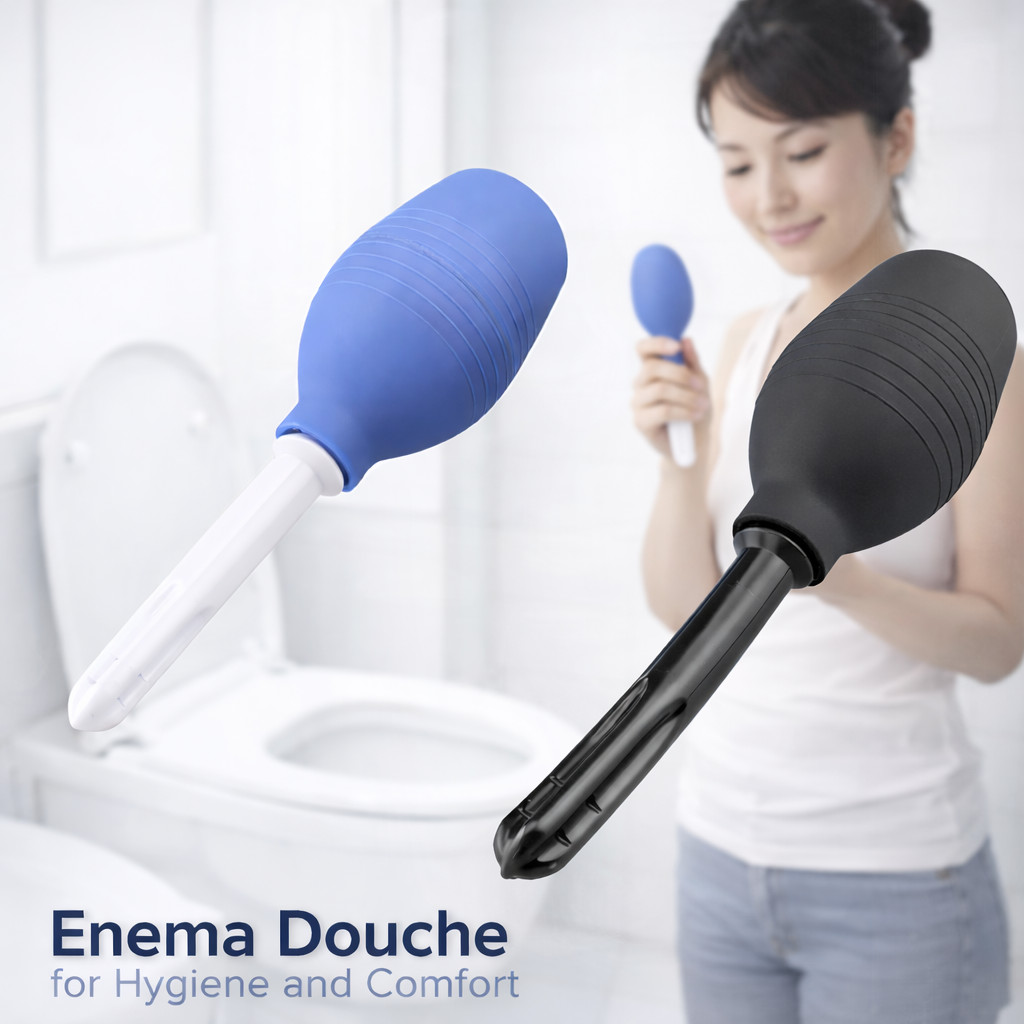 Durable Multi Intimate Hygiene Enema Douche Syringe Anal Vaginal Cleansing Comfort Freshness Purpose