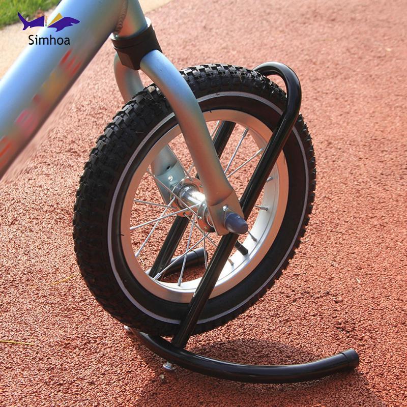 [Simhoa] Kids Balance Bike Parking Rack Stable Aluminum Alloy Floor Holder Organizer Accessory for Indoor Outdoor Apartment