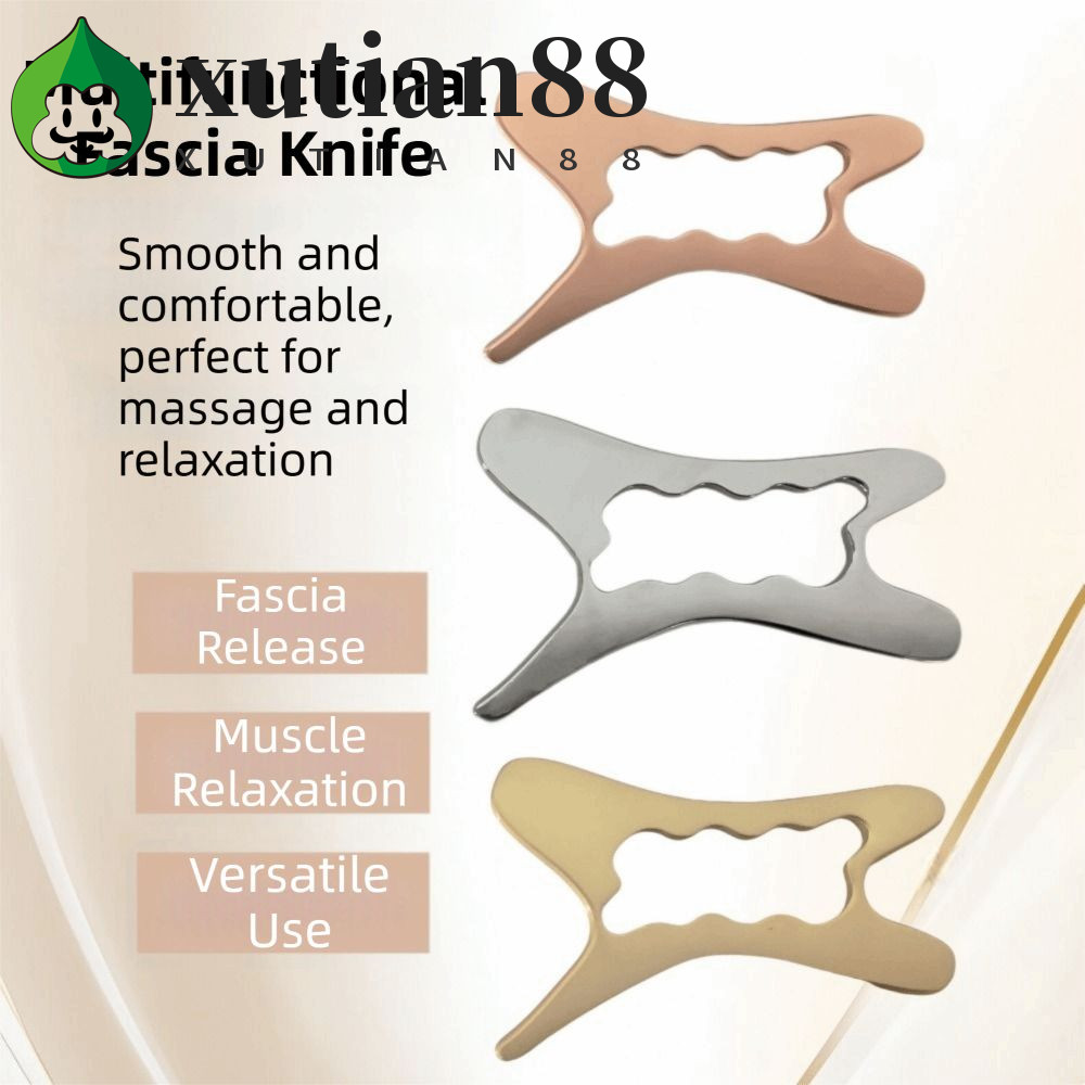 XUTIAN Scraping Gua Sha Tool, Professional Soft Tissue Mobilization Face Massager, Beauty tool Realxation Zinc Alloy Multifunctional Muscle  For Neck Back