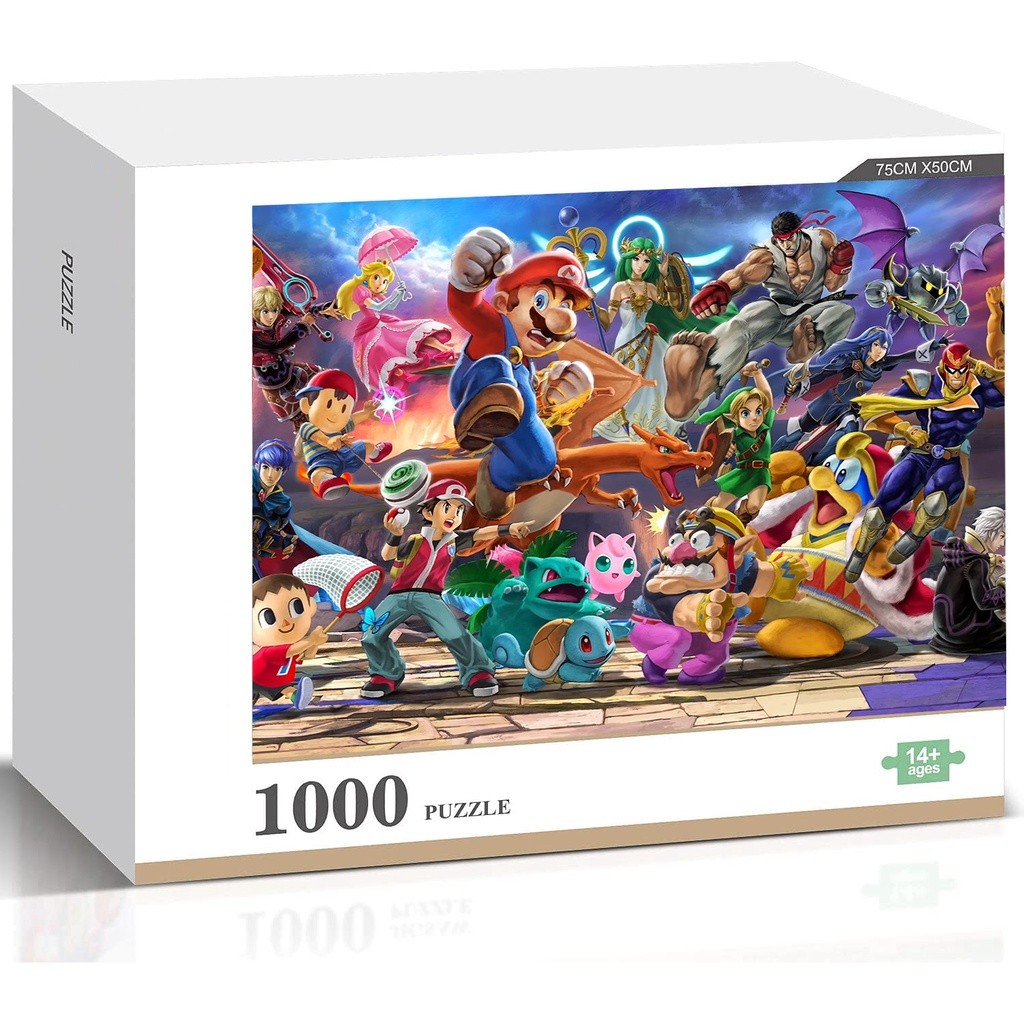 Pokémon Super Mario Bros High Quality Jigsaw Puzzles Puzzles Children Adult Educational Toys Family Interactive Games Home Decoration
