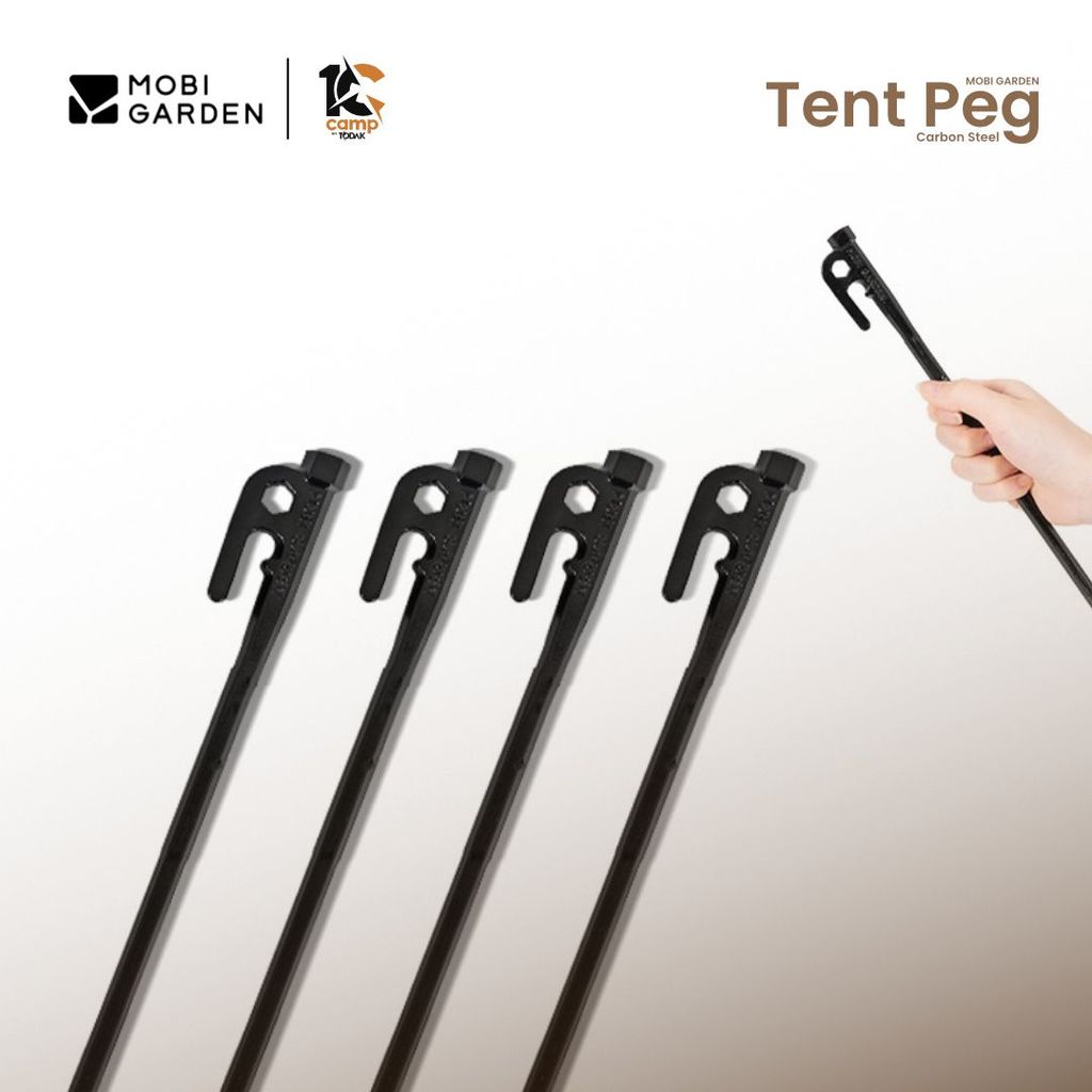 Pasak Khemah Carbon Steel Mobi Garden 30cm