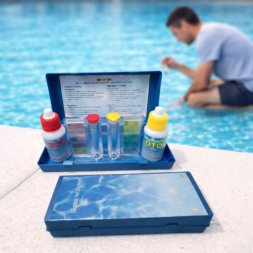 SQ PH Chlorine Water Test Kit for Pools & Hydroponics | Kit Ujian Air PH & Klorin Kolam & Hidroponik