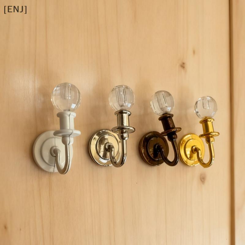 [ENJ] 1Pcs Doll Furniture Toy Miniature Dollhouse Alloy Simulation Ceiling Lamp Hanging Lamp Mini LED Lighting Model Home Decoration null