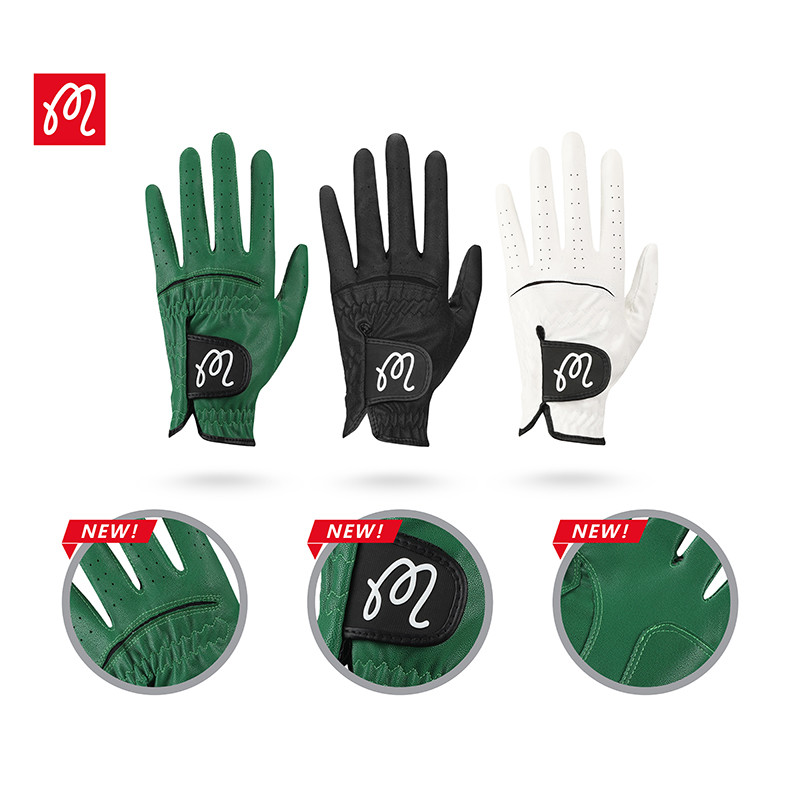 [Korea] Malbon Golf Gloves Men's Genuine Leather Wear-Resistant Sports Comfortable Fashion Golf Gloves Anti-Slip Breathable#M01