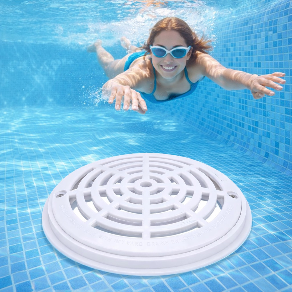 Premium Reliable 1Pc Pool Replacement Main Drain Cover Round Durable Essential