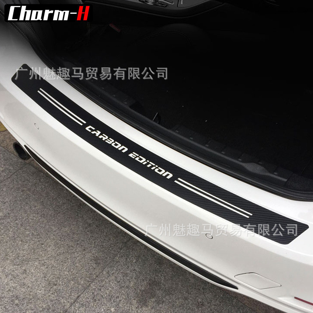 Suitable for BMW/Rear Bumper Stickers All Series Universal Trunk Pedal Car Car Stickers Unique Drawing Protective Stickers Factory Ready Stock