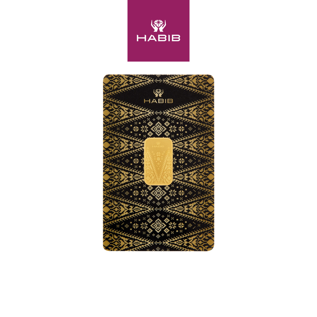 HABIB 5g 999.9 Gold Bar (Songket Collection) - Manufactured by LBMA Goods&hellip;