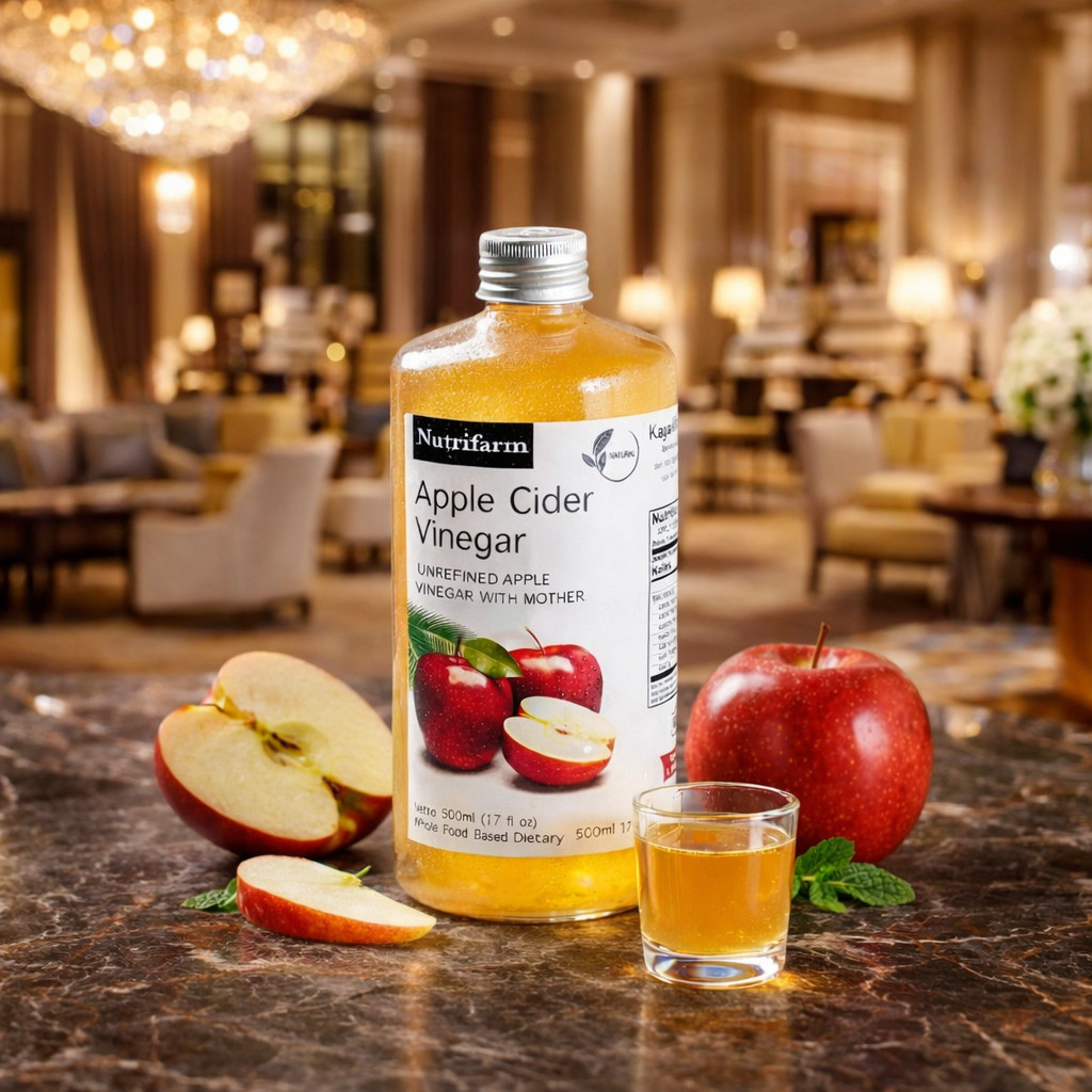 Apple Cider Vinegar Organik Tulen 500ml Cuka Epal Premium With Mother Ready