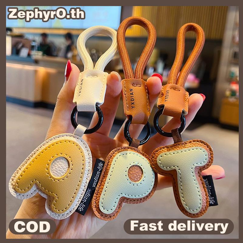 null PU Leather 26 Keychains Colorful Braied Wrist Strap Anti-loss Lanyard Keyring Suitcase Camera Phone Case Bapa Pendant null
