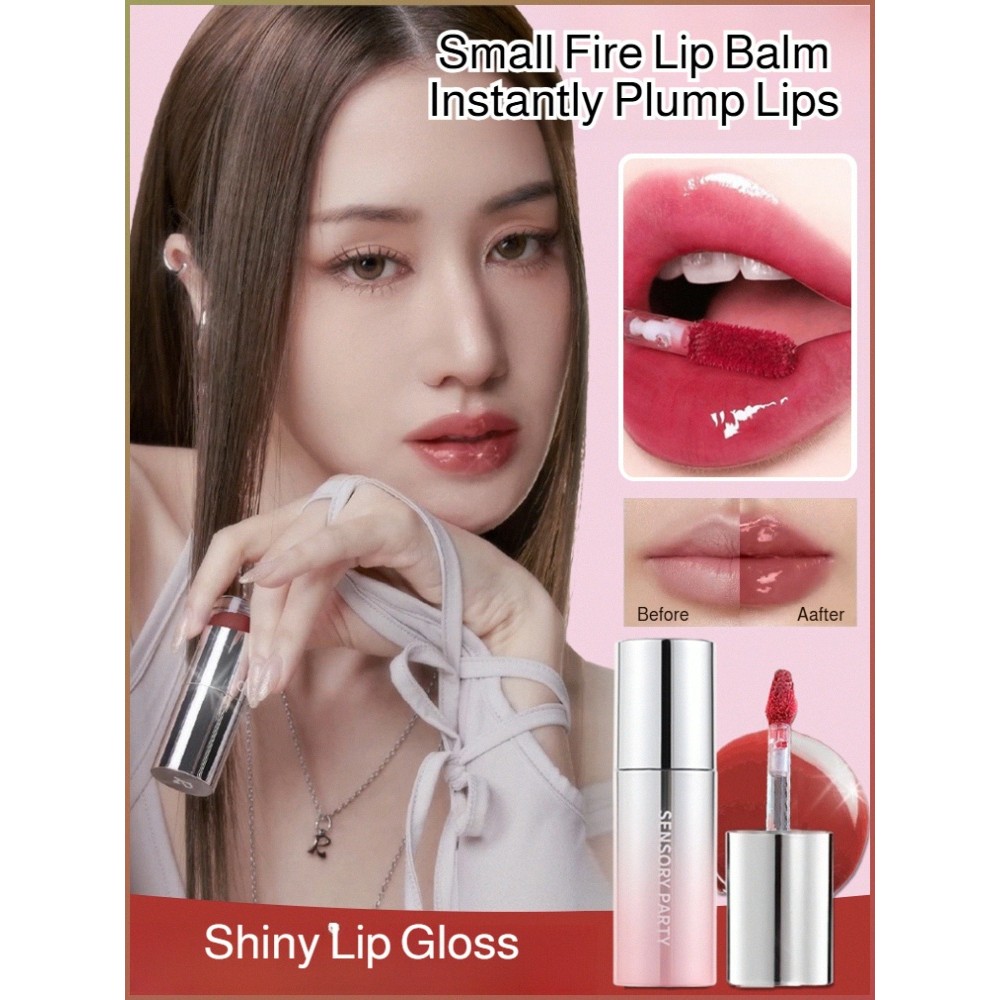 【Mirror Shine & Plump Effect】SL Shiny Volumizing Lip Glaze - Glossy/Lip Gloss/Volumizing/Lip