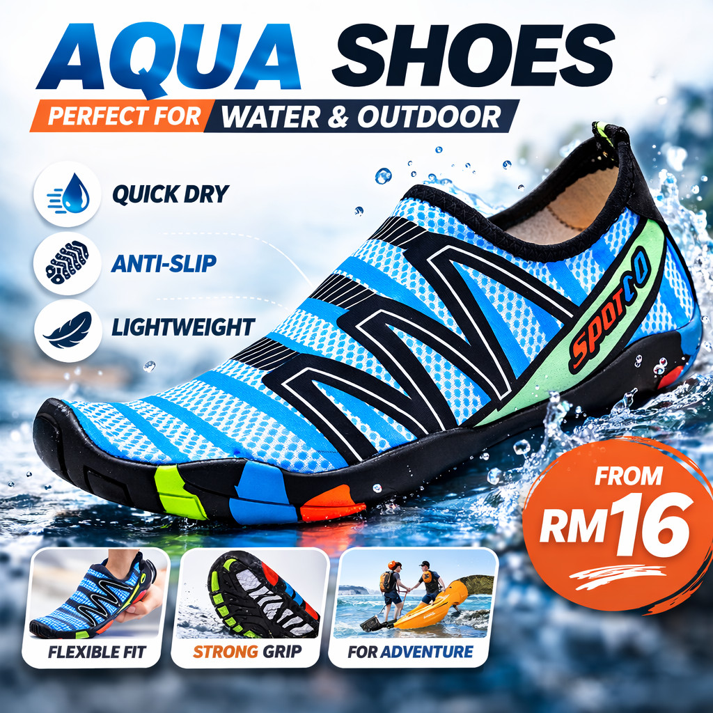 THEXWALL Aqua Shoes Water Shoes Anti Slip Quick Dry Beach Swimming Snorkeling River Trekking Outdoor